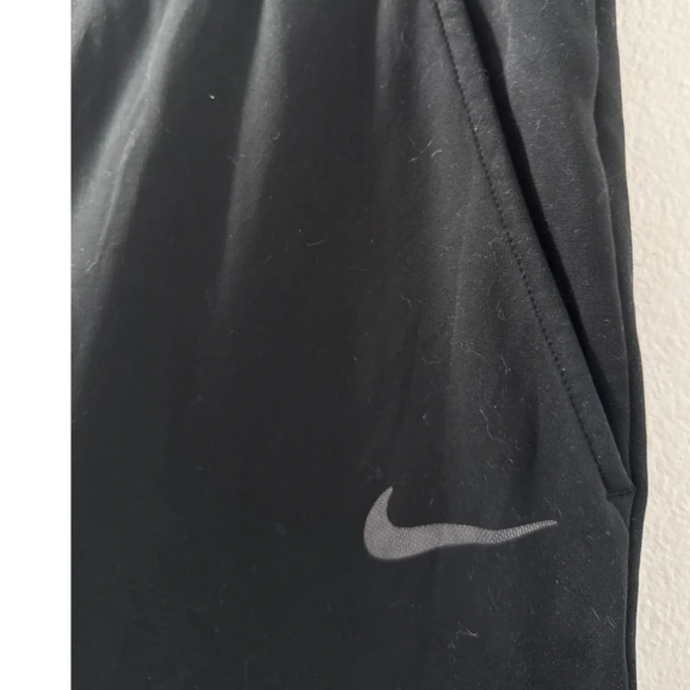 Nike Dri-FIT Mens Training Pants Black‎ Fleece Lined 932253-010 Size Medium